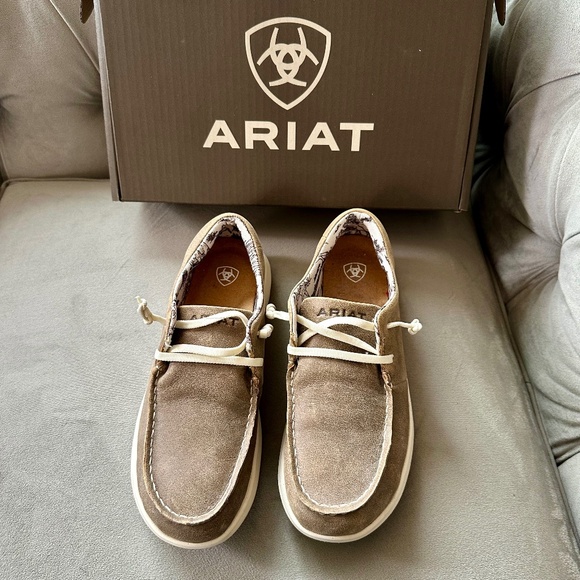 Ariat Women’s Brown Bomber Lace-up Casual Hilo-Size 8 medium - Picture 3 of 8